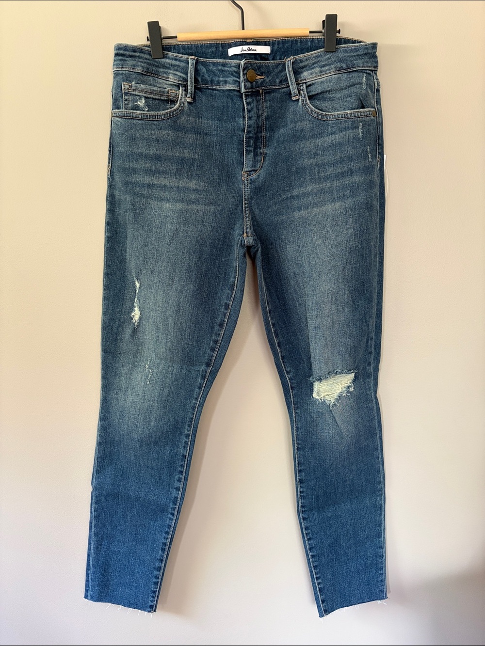 Sam‎ Edelman The Kitten Mid Rise Skinny Ankle Jean Size 12/31 Blue
